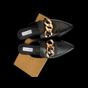 Steve Madden: CALLY BLACK LEATHER